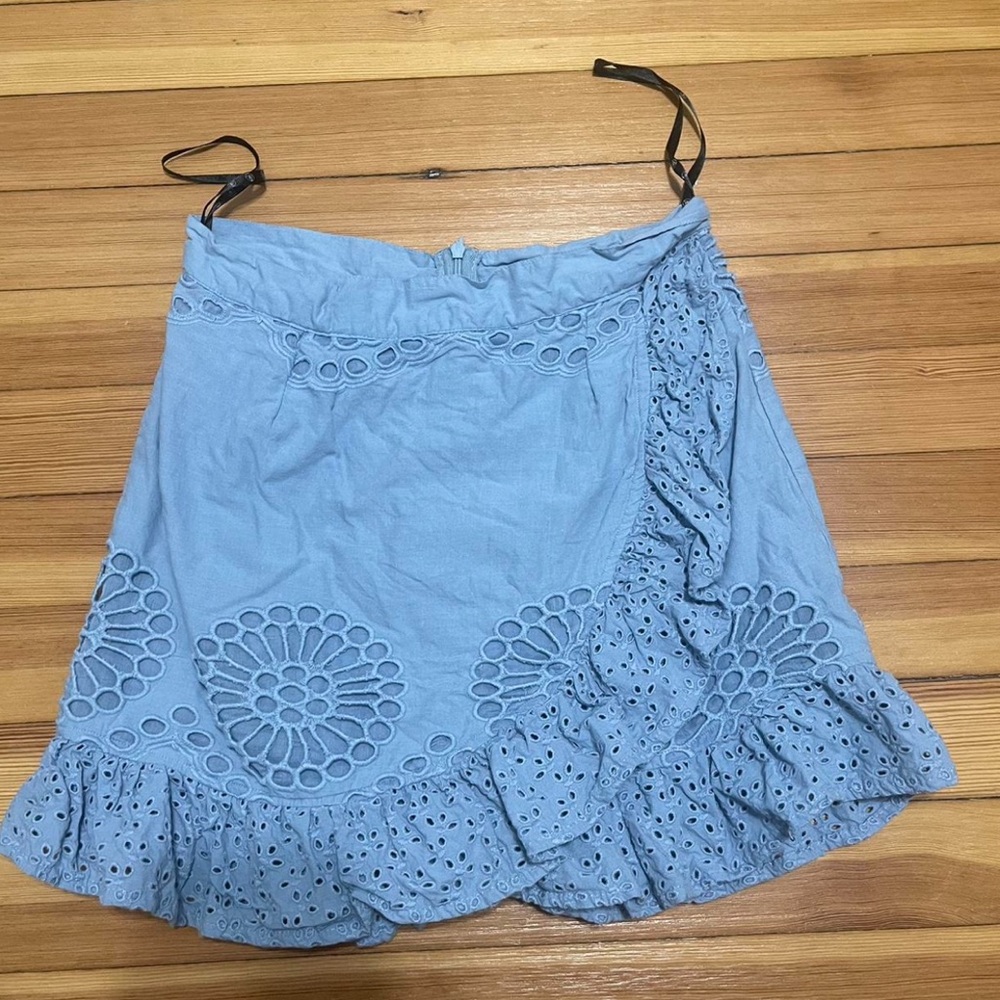 Blue skirt